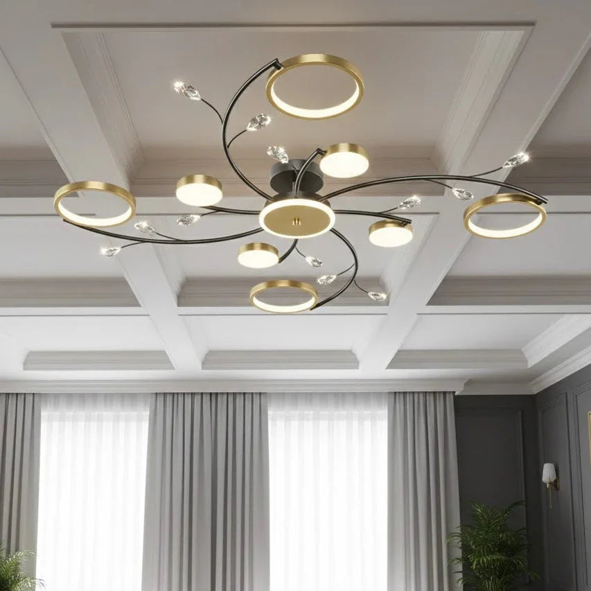 Minimalist Scandinavian ceiling light for modern interior