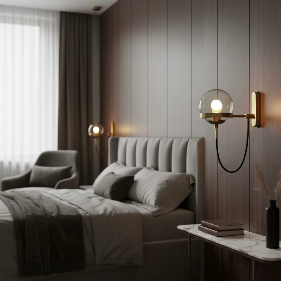 Lunar Bracket modern LED wall light for contemporary interiors