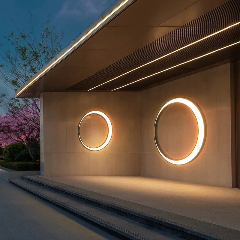 Lunar Eclipse modern LED moon wall light for contemporary interiors