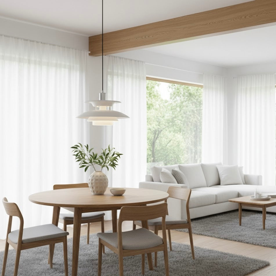 Copenhagen Classic Scandinavian LED white pendant light