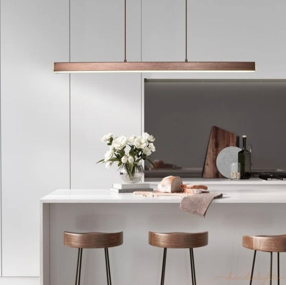 Nordic Horizon Scandinavian linear LED pendant light