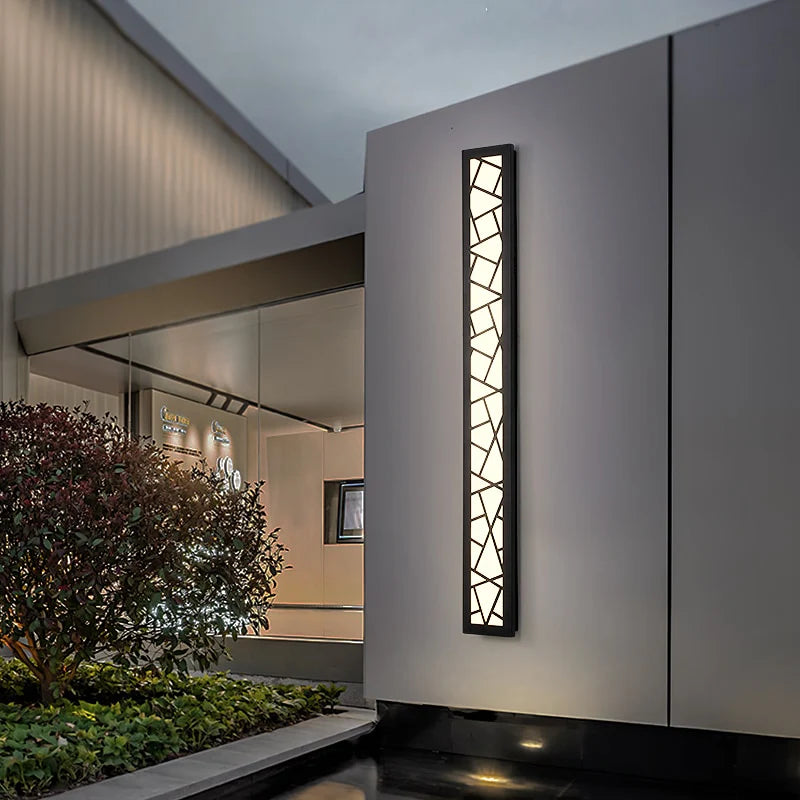 Stone Linear outdoor linear LED architectural light with stone finish