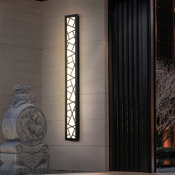 Stone Linear outdoor linear LED architectural light with stone finish