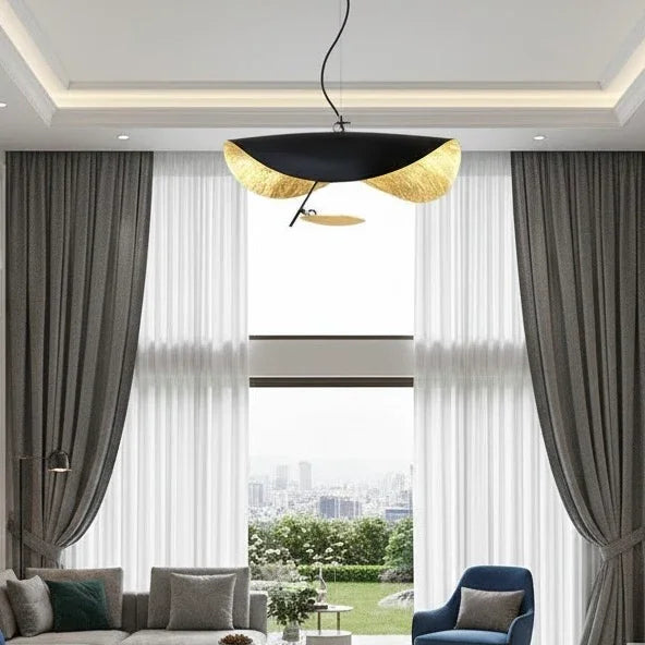 Aero Ellipse modern elliptical LED pendant chandelier