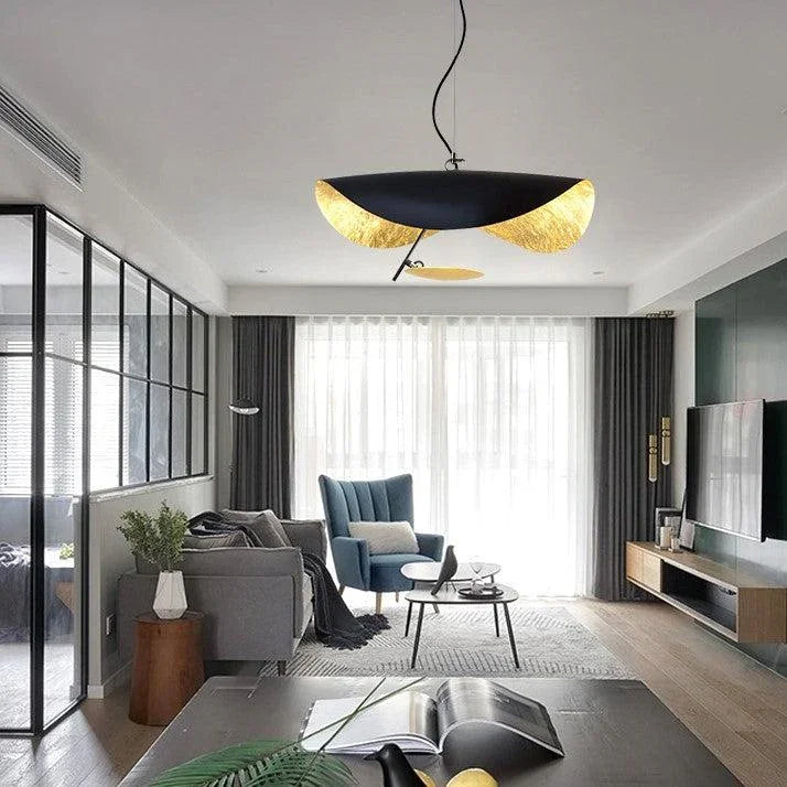 Aero Ellipse modern elliptical LED pendant chandelier