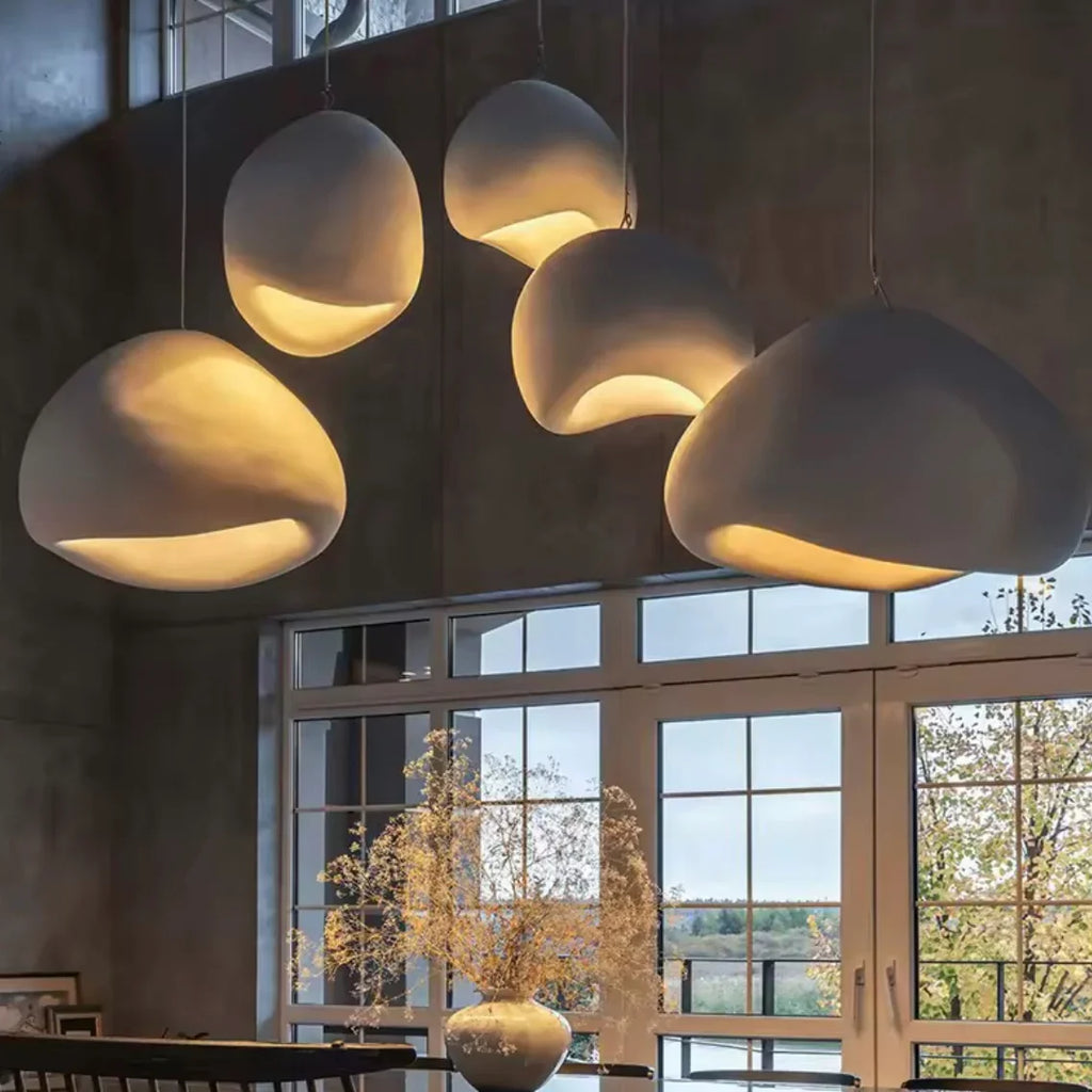 Nimbus Cocoon soft sculptural LED pendant light with cocoon-like glow