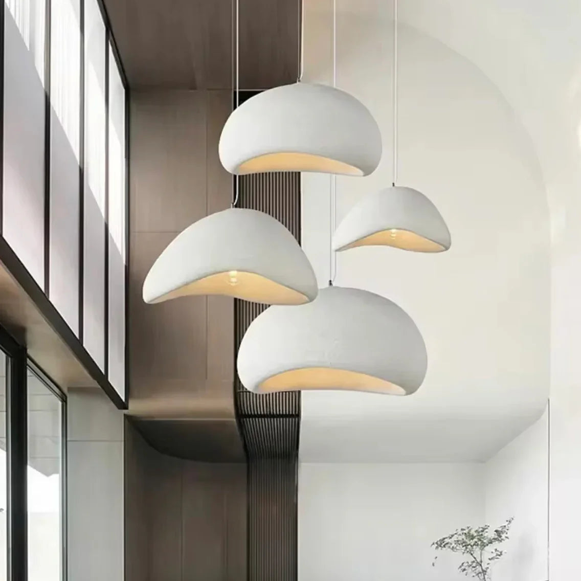 Nimbus Cocoon soft sculptural LED pendant light with cocoon-like glow