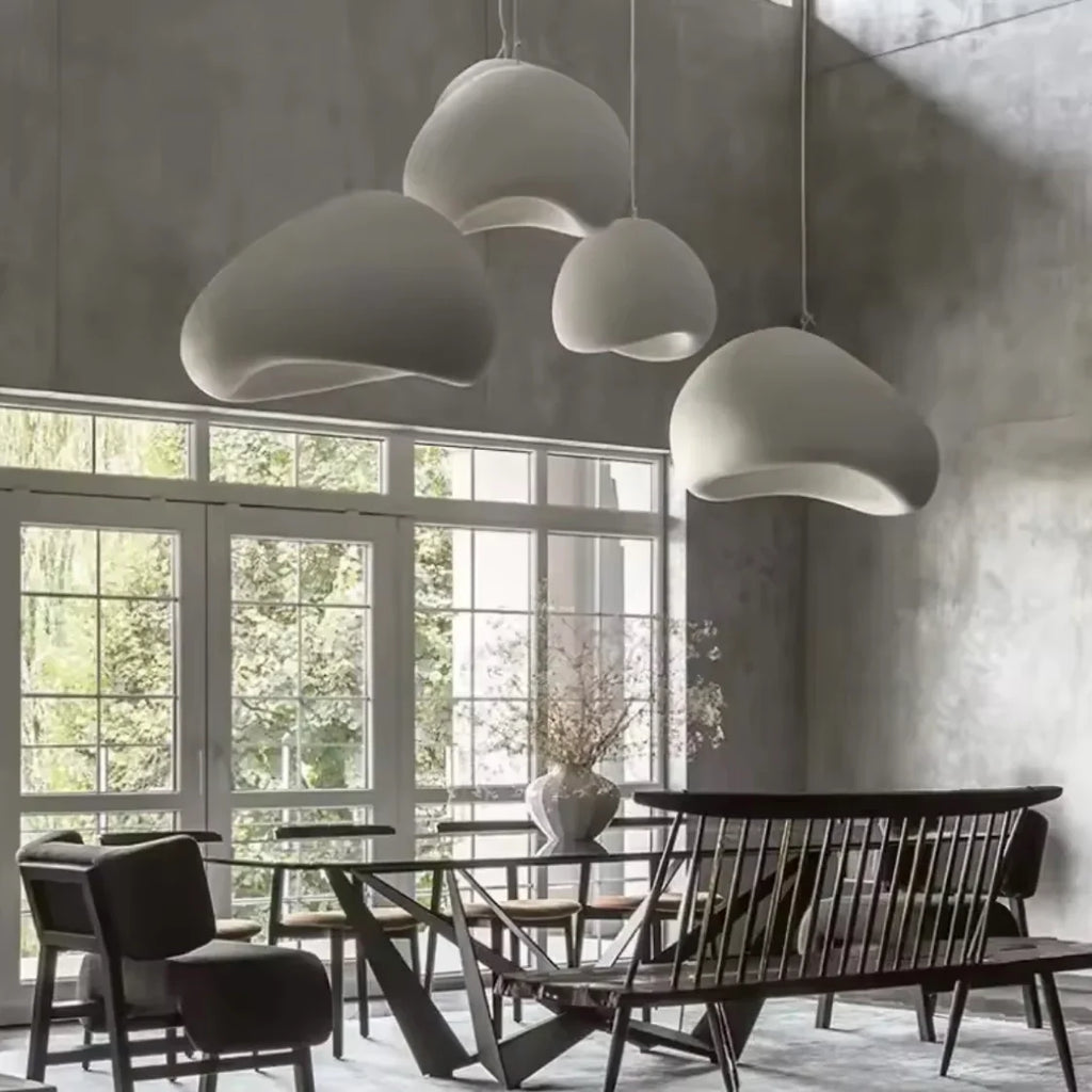 Nimbus Cocoon soft sculptural LED pendant light with cocoon-like glow