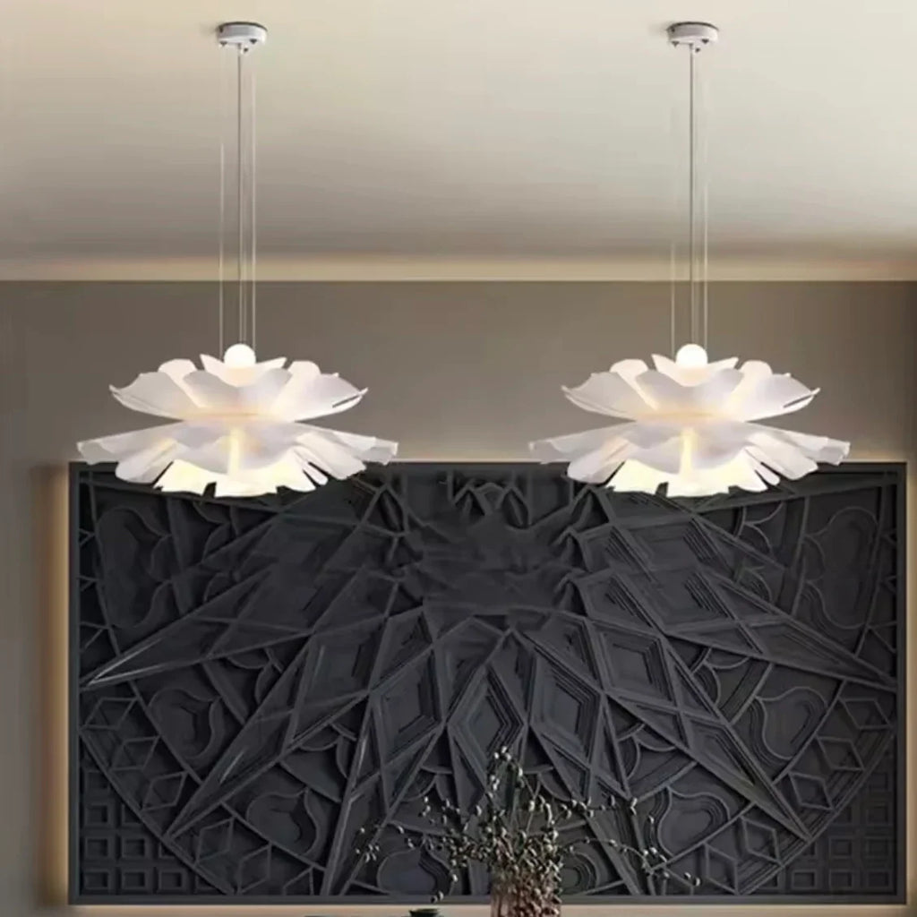 Imperial Lotus luxury floral LED pendant chandelier inspired by lotus design