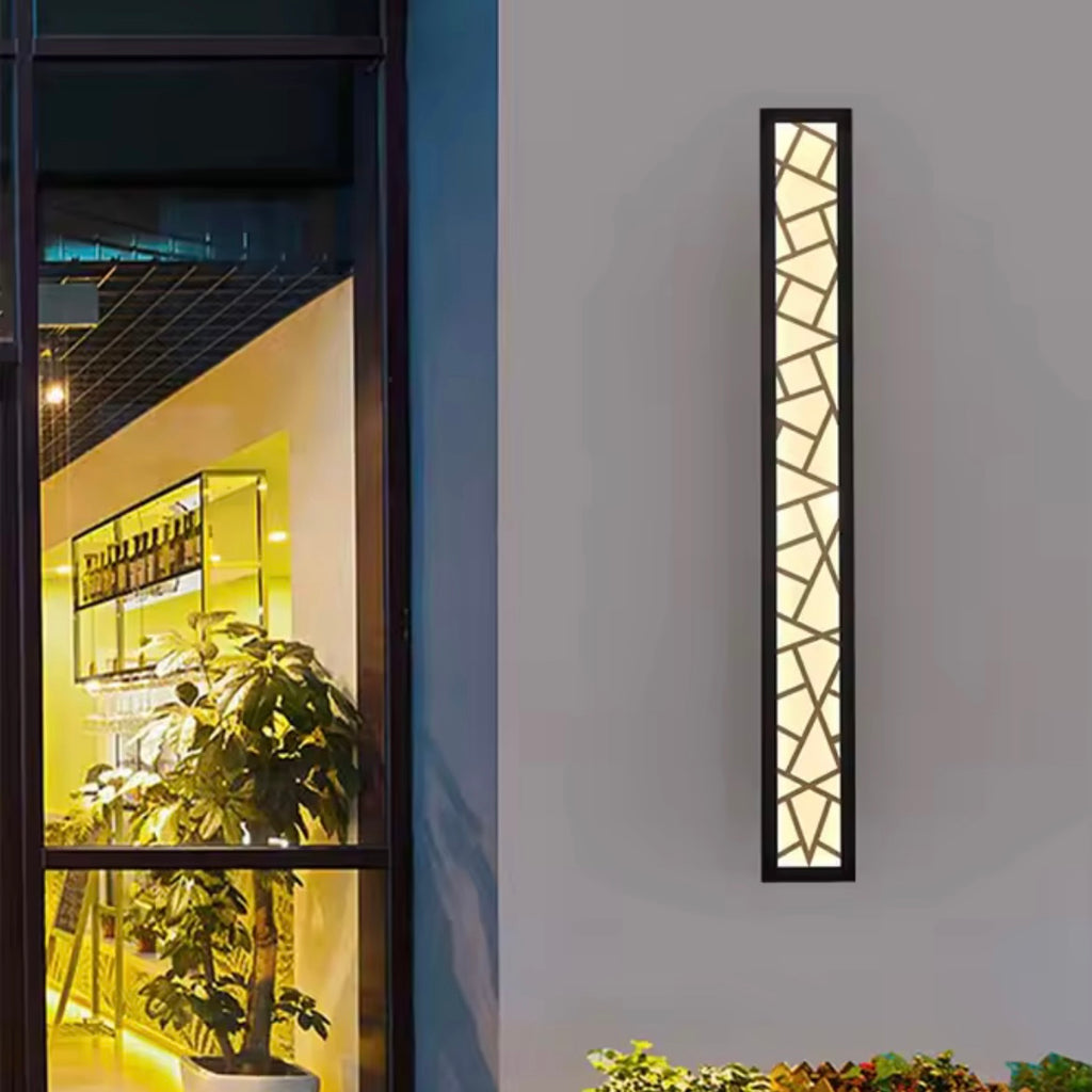 Stone Linear outdoor linear LED architectural light with stone finish