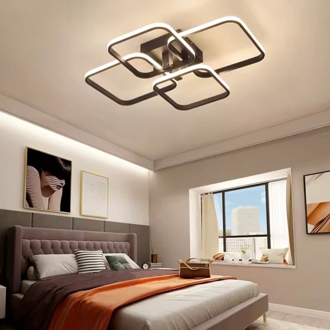 Geometric Matrix modern LED geometric chandelier