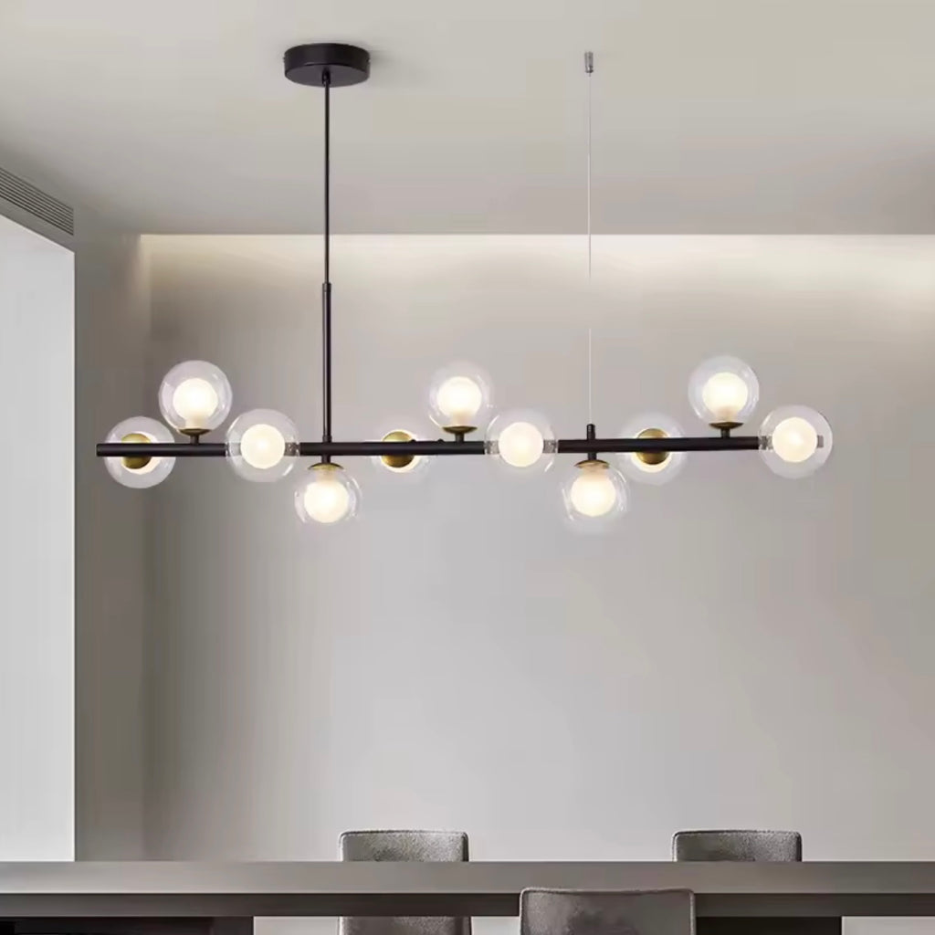 Nordic Globe Scandinavian glass globe LED chandelier